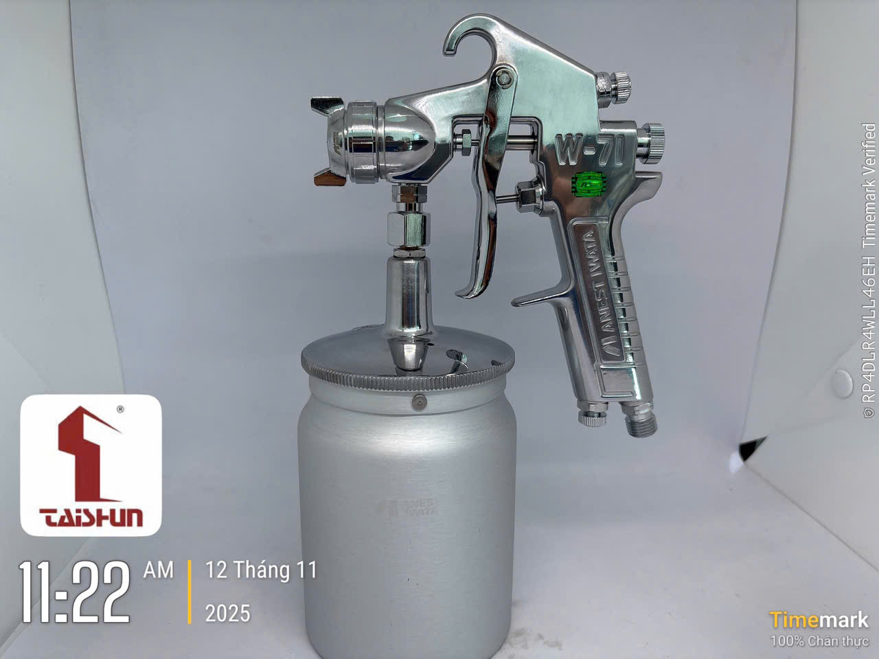 Súng phun sơn W71-1S Anest Iwata lỗ phun 1.0mm